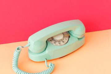 Téléphone bleu